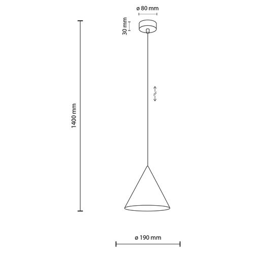 lampa wisząca cono mint 10074 tk lighting na Arena.pl