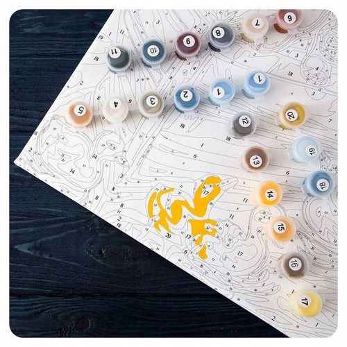 MALOWANIE PO NUMERACH Z RAMĄ Koń Obrazy Do Malowania Po Numerach ARTNAPI na Arena.pl