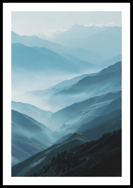 Plakat 40x60cm Między Chmurami zdjęcie 3