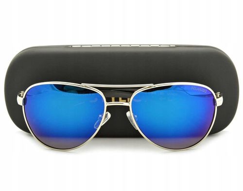 Okulary PILOTKI POLARYZACYJNE LUSTRZANKI Uniseks PRZECIWSŁONECZNE UV400 na Arena.pl