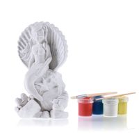 Kolorowanka 3D Mała Syrenka Figurka gipsowa