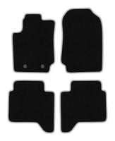 Dywaniki welurowe CARLUX-SILVER do Ford Ranger 2012-2019, czarne