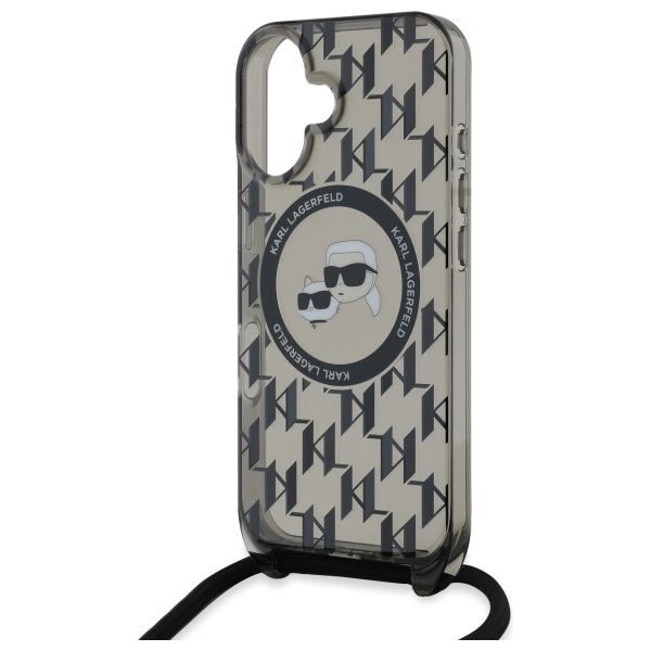 Etui Karl Lagerfeld do iPhone 16, Czarny, MagSafe zdjęcie 5