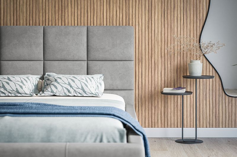 Łóżko tapicerowane LUX 7 140x200 ze Stelażem i pojemnikiem zdjęcie 8