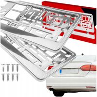RAMKI NA TABLICE REJESTRACYJNE RAMKA DO TABLIC ZESTAW 2 SZTUK REJESTRACYJNA