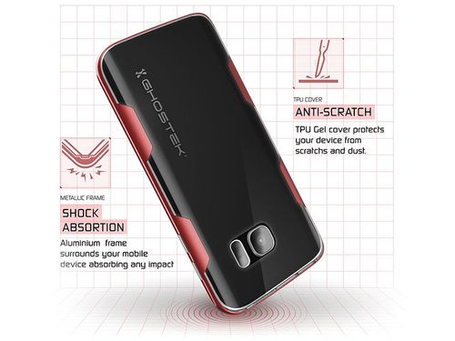 Etui Ghostek Cloak Samsung Galaxy S7 Edge Czerwone na Arena.pl