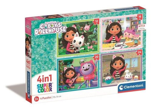 Puzzle 4W1 Koci Domek Gabi na Arena.pl