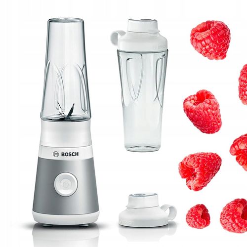 Blender kielichowy Bosch MMB2111T 450W Stalowe ostrze Butelka ToGo Sportowy na Arena.pl