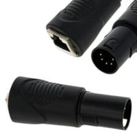 Przejściówka Adapter the sssnake CAT5 RJ45 na XLR 5-pin Męski DMX