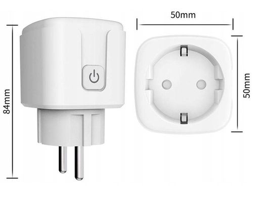 Inteligentne Gniazdko 16A Pomiar Matter WiFi Homekit Google Home Alexa na Arena.pl