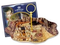 Talerz dekoracyjny - G. Klimt, Pocałunek