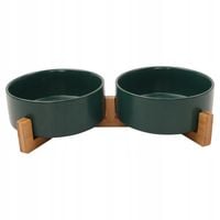 Miska Dla Psa Kota Podwójna Ceramiczna 2 X 400Ml