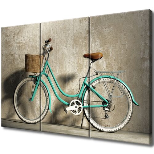 Obraz Tryptyk 90X60 Rower Retro Rower Oldtimer Ro na Arena.pl