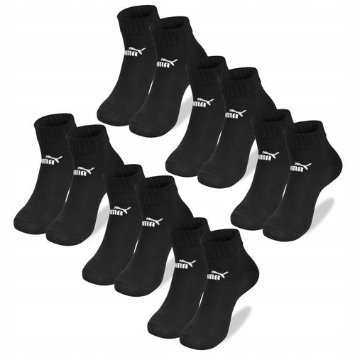 Puma Skarpety Męskie Zakostki Logo Bawełna 6 par Quarter C3 Rozmiar 43/46 na Arena.pl