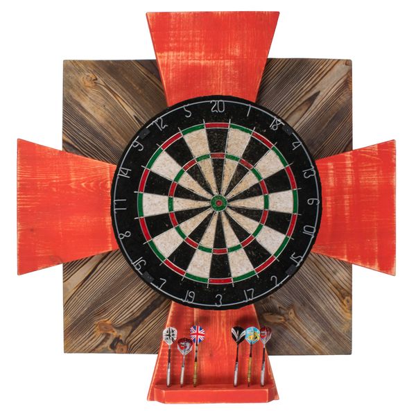Tablica Drewniana John Paddle do Darta Order Fire Red zdjęcie 1