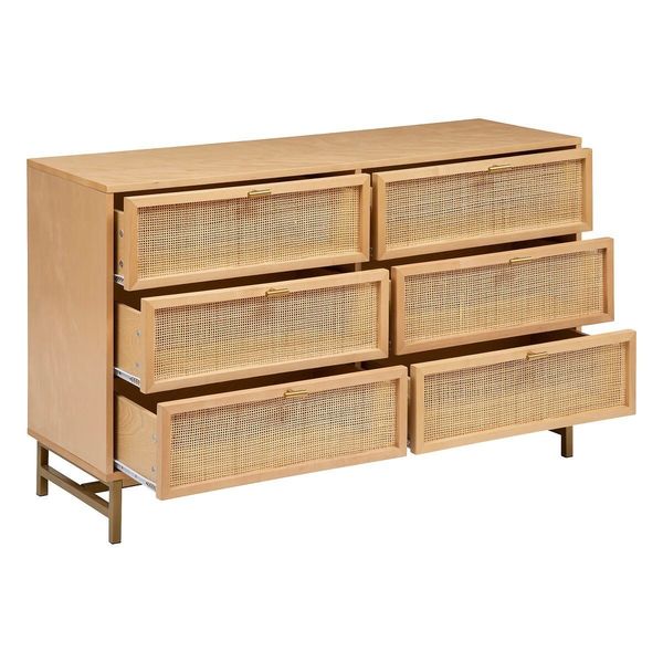 Szeroka komoda Rayo rattan zdjęcie 2