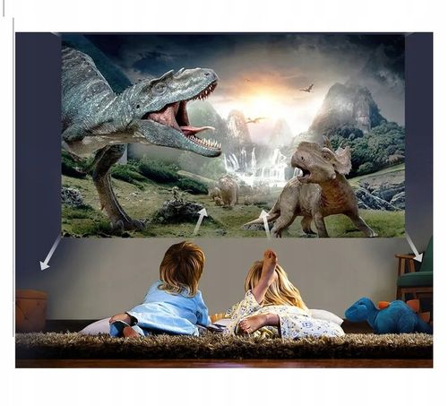 Projektor Rzutnik Full HD 4K 12000lm WiFi Android + Torba + Kabel HDMI 1m na Arena.pl