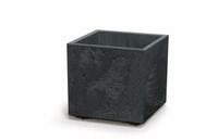 Doniczka Sierra Square Beton Effect DSI300E + wkład - antracyt Prosperplast