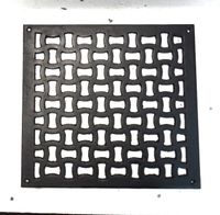 KRATKA WENTYLACYJNA NR 29 KWADRATOWA DUŻA ŻELIWNA KOMINKOWA ŻELIWO