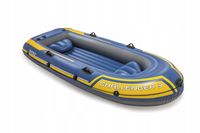 PONTON 3 OSOBOWY WĘDKARSKI DMUCHANY 255KG INTEX WIOSŁA POMPKA MONTAŻ SILNIK