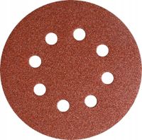 2X KLINGSPOR KRĄŻEK ŚCIERNY SAMOPRZYCZEPNY 125mm PL28CK gr.220 GLS5 8-OTWOR