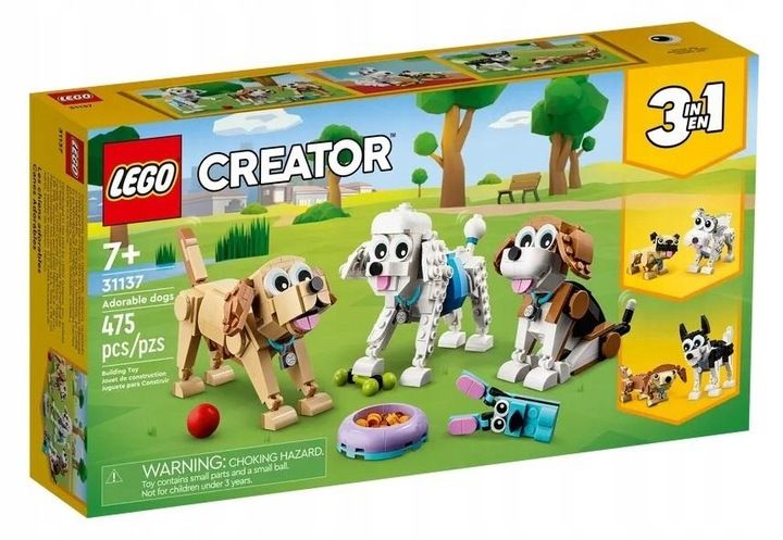 LEGO CREATOR 31137 UROCZE PSIAKI zdjęcie 1