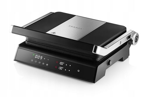 GRILL ELEKTRYCZNY Z REGULACJĄ TEMPERATURY 5 PROGRAMÓW ROZKŁADANY LED na Arena.pl