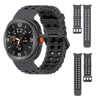 Pasek do Samsung Galaxy Watch 8 40/44mm / 8 Classic 46 mm sportowy czarny
