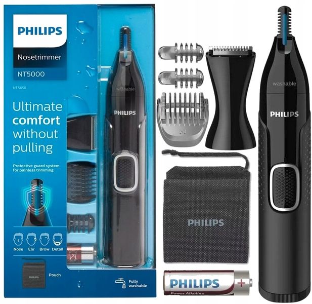 TRYMER PHILIPS DO USZU BRWI NOSA BRODY+ETUI GRATIS zdjęcie 16