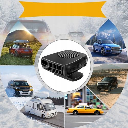 12V 200W PODGRZEWACZ SAMOCHODOWY PRZENOŚNY TERMOWENTYLATOR SAMOCHODOWY na Arena.pl