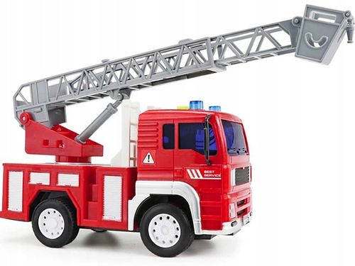 WÓZ STRAŻACKI STRAŻ POŻARNA ŚWIATŁO DŹWIĘK DRABINA na Arena.pl