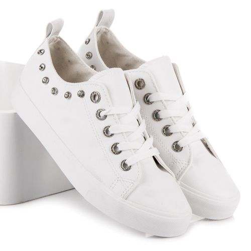 Ozdobne białe trampki r.37 na Arena.pl