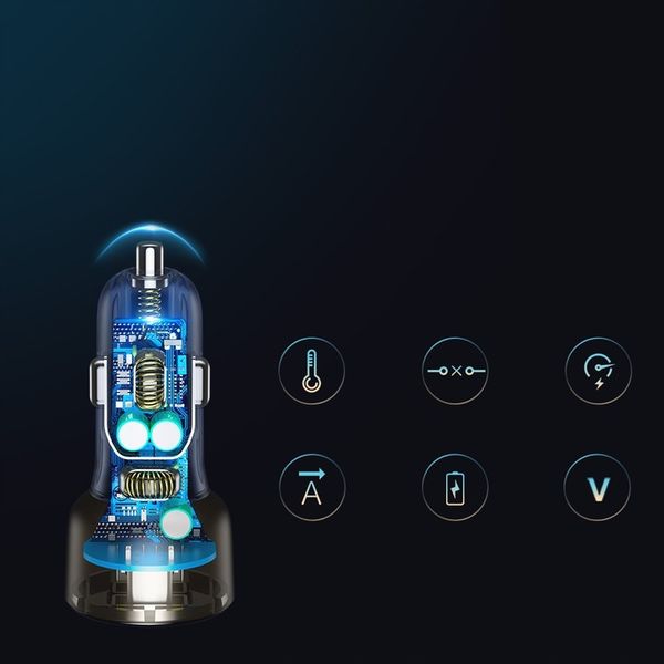 Ładowarka Samochodowa 72 W USB+USB-C Bardzo mocna zdjęcie 6