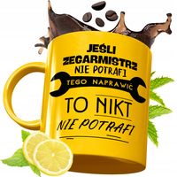 Złoty Kubek Premium Dla Zegarmistrza Prezent Z Nadrukiem Ze Zdjęciem