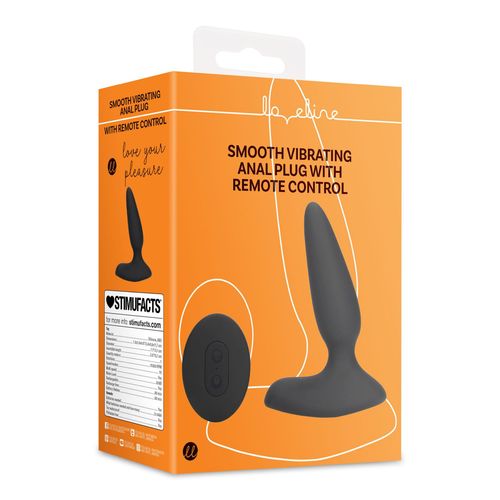 Smooth Vibrating Anal Plug With Remote Control na Arena.pl