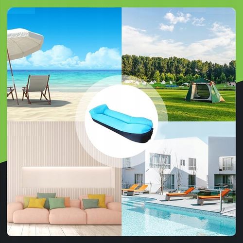 LAZY BAG Air Sofa DMUCHANA Leżak Materac Fotel Materiał Ripstop ZAGŁÓWEK na Arena.pl