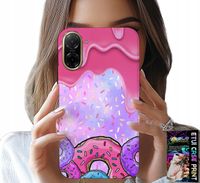 ETUI DO XIAOMI REDMI A5 - SŁODKIE DONUTY Z LUKREM W TLE + SZKŁO