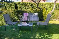 Zestaw mebli ogrodowych ARUBA 4 części kanapa dwa fotele i stolik