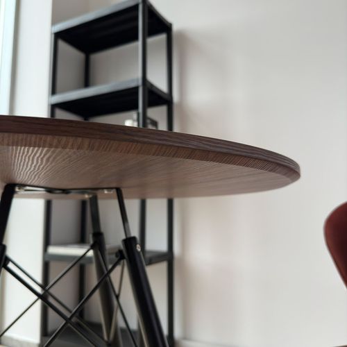 Stolik okrągły PARIS BLACK DTW 80 cm jesion na Arena.pl