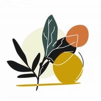 Plakat 90x90cm Elegancka Flora