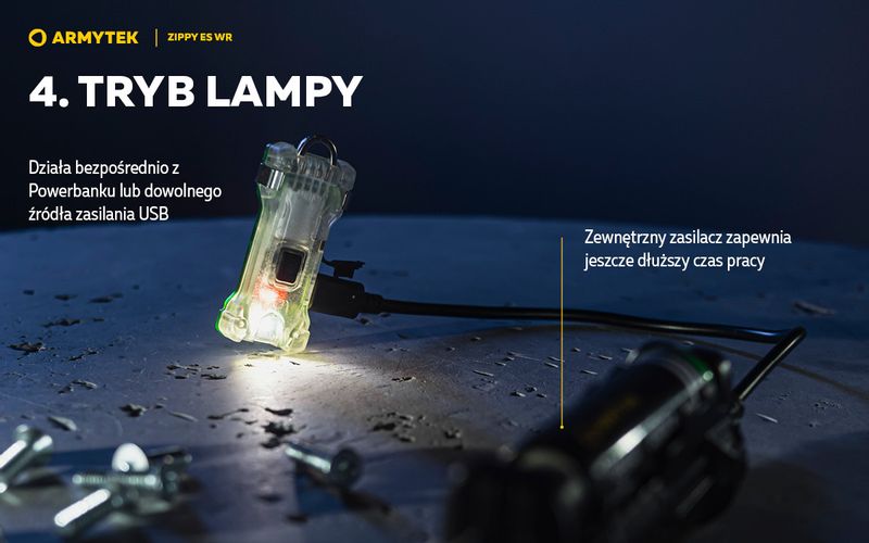 Latarka Armytek Zippy WR Extended Set Yellow zdjęcie 9