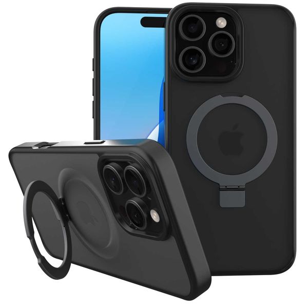 Spacecase Ring Pro Mag Iphone 16 Pro Max Black zdjęcie 9