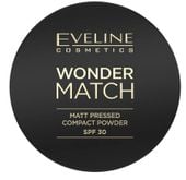 eveline wonder match puder matujący spf30 02 medium beige 8g