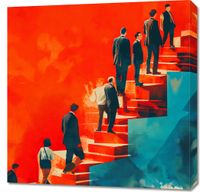 Obraz 70x70cm Metafory Sukcesu