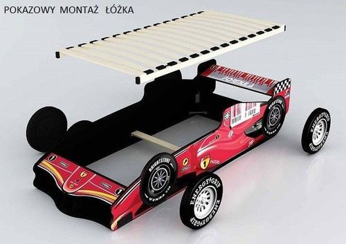 Łóżko dla dziecka AUTO samochód Monza Red na Arena.pl