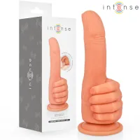 intense bender - elastyczny model dłoniowy z przyssawką 11,3 cm, silikon