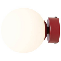 Kulisty kinkiet ścienny Ball Wall 1076C15_S czerwony