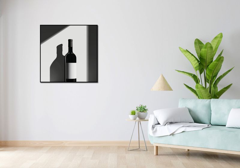Plakat 80x80cm Butla Wina zdjęcie 4