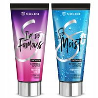 SOLEO I'M SO FAMOUS 150ml BRONZER DO OPALANIA + BALSAM PO OPALANIU 150ml