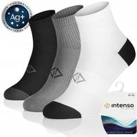 10x KRÓTKIE SKARPETKI ANTYBAKTERYJNE + JONY SREBRA ZA KOSTKĘ ODDYCHAJĄCE PL